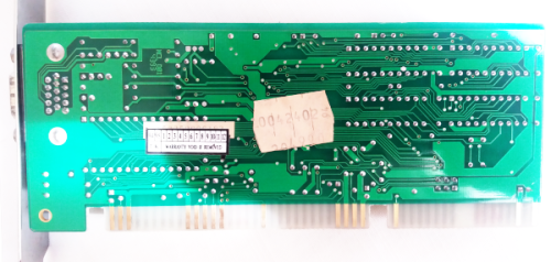 Trident Quadtel TVGA9000i 512kB ISA VGA Video Graphics Card for 386/486 Computers