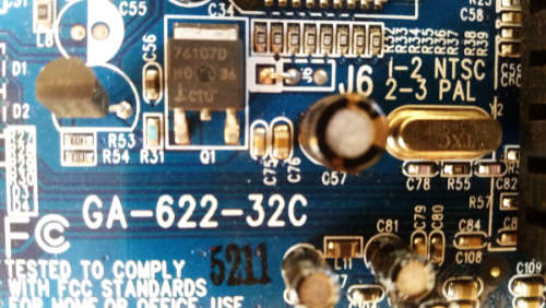 GA-622-32C AGP 32mb 64-Bit Graphics Card ( M.tec)