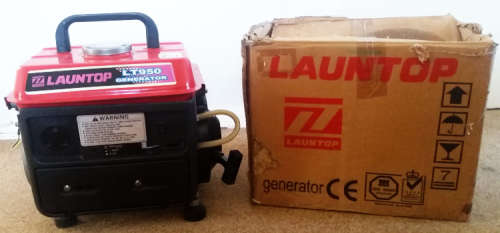 LT950 Launtop Generator Petrol 2 stroke pull start - For repair or spares