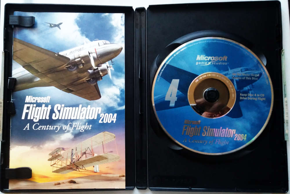 Microsoft - Flight simulator 2004 for pc - 4 cds
