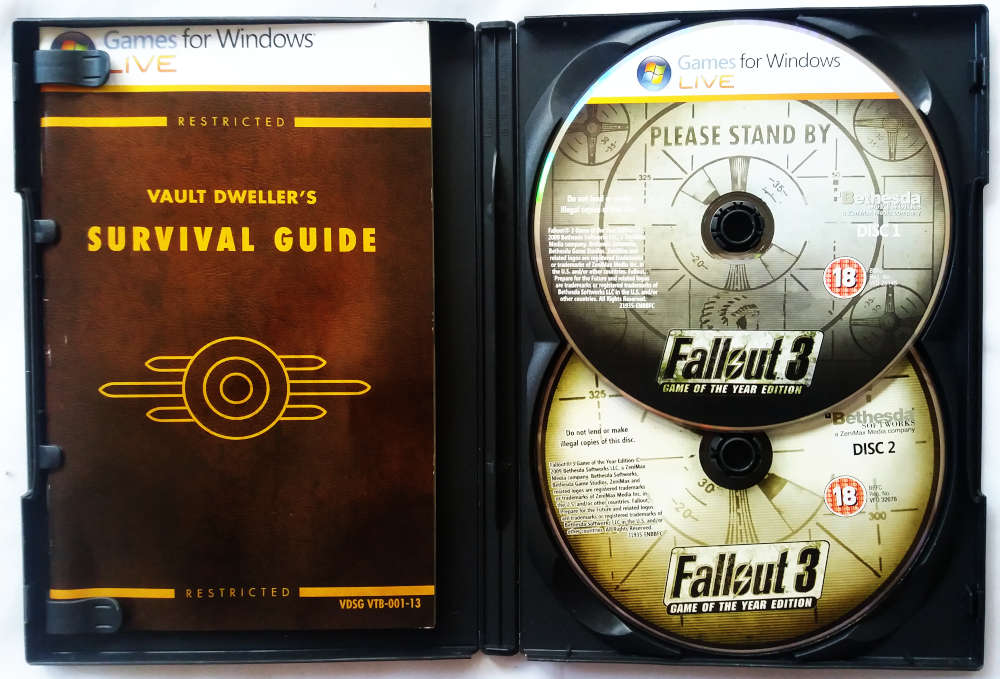 Fallout 3 pc dvd game for Windows live