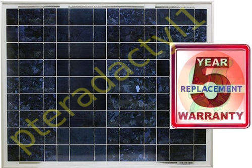 40w SOLAR PANEL POLYCRYSTALLINE ECO-PLUS SOLAIRE (12v - 40Wp)