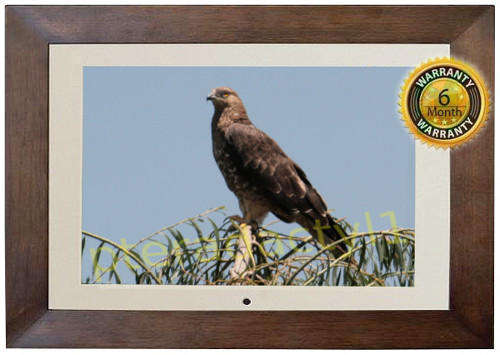 PHOTO FRAME 12" FOTOMATE Digital multifunctional remote controlled (TFT LCD) Wooden acrylic frame
