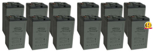 2v 300 A/H Deltec (Betta) LEAD CRYSTAL BATTERY x 12 units