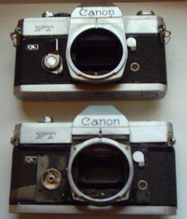 Canon FT QL SLR 35mm film CAMERA bodies x 2