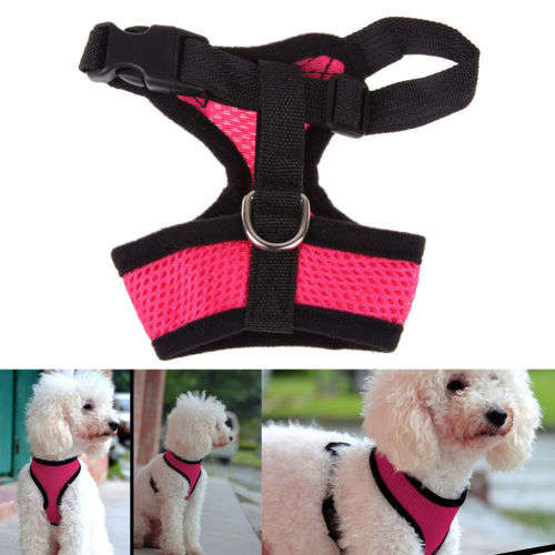 New Soft Dog Walk Control Nylon Harness Pet Mesh Strap Vest