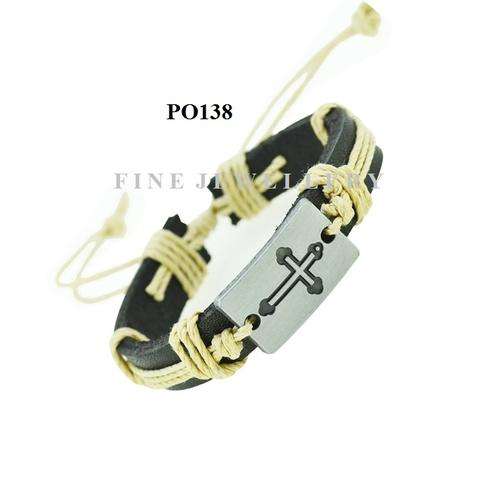 Genuine Leather Mens Bracelet