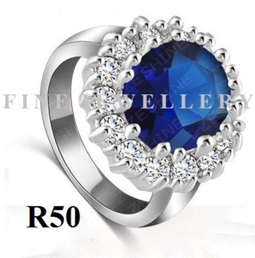 Silver Plated Fashion Ring Woman