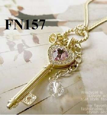 Key Heart Necklace