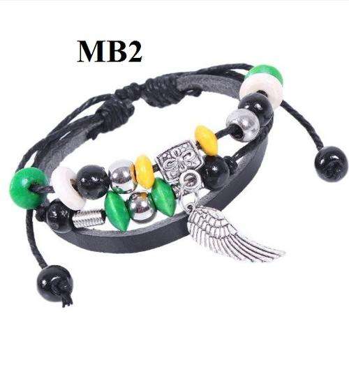 Genuine Leather Mens Bracelet