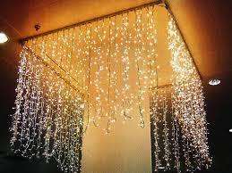 Curtain lights 3m drop LED (warm white, steady only) - for weddings, party, functions