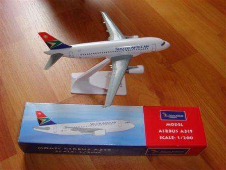 Airbus A319 model (1:200 scale)