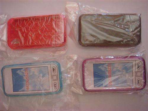 Jewel cover for Samsung Star S5233 - rubber / silicone protective shield
