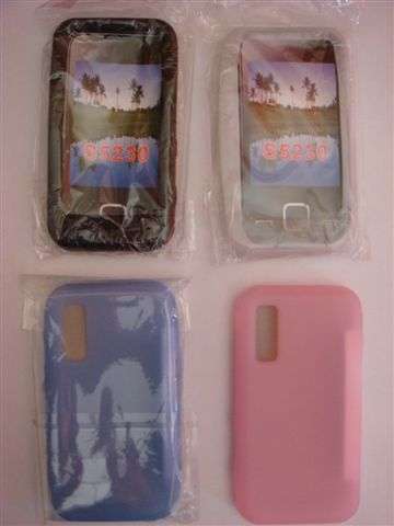 Jewel cover for Samsung Star S5230 - rubber / silicone protective shield