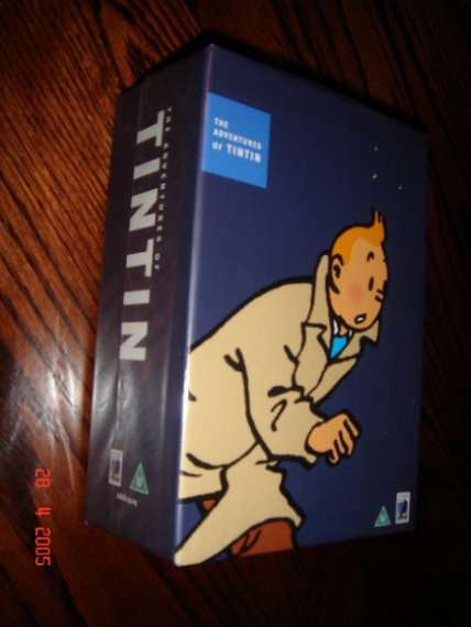 The Adventures of TinTin on DVD - collection of 21 titles on 10 DVDs
