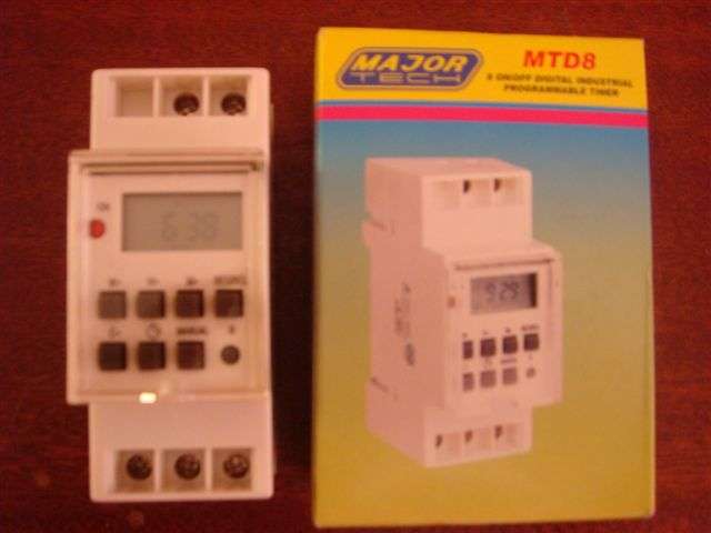 Digital industrial programmable timer - MTD8