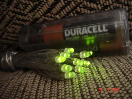 Battery LED fairy lights (GREEN) - ideal for florist, catering, party, wedding & table decoration