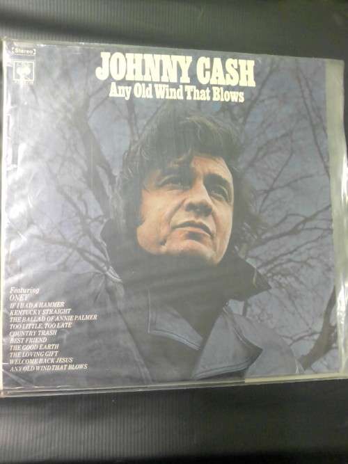 JOHNNY CASH any old wind that blows LP/VINYL - CLEAN NEAR MINT CONDITION
