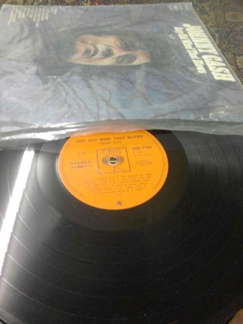 JOHNNY CASH any old wind that blows LP/VINYL - CLEAN NEAR MINT CONDITION
