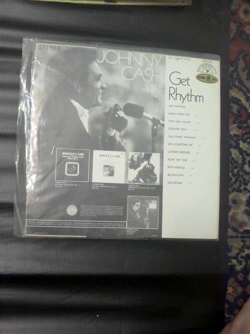 JOHNNY CASH get rhythm LP/VINYL - SUPER MINT CLEAN CONDITION