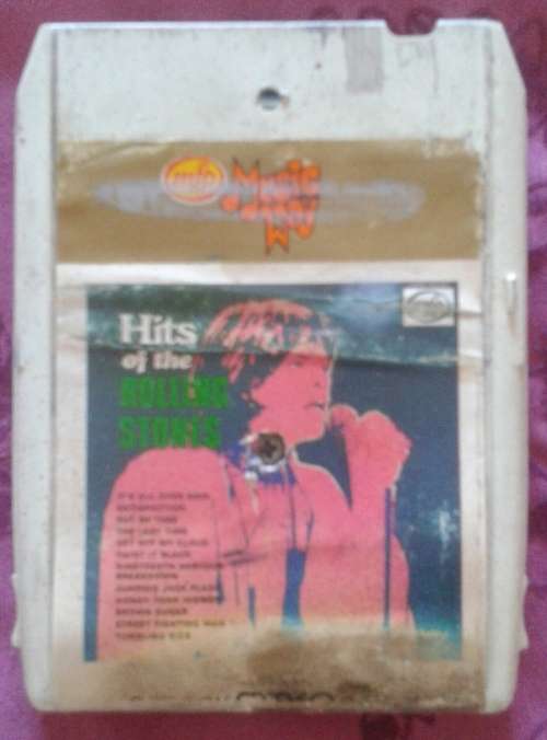 THE HITS OF THE ROLLING STONES on LP and on vintage 8 TRACK CASSETTE