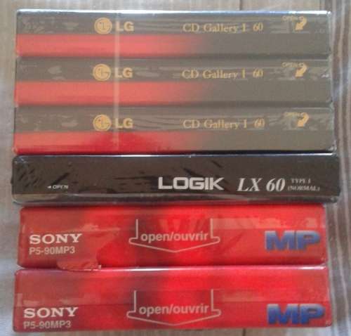 6 x sealed audio cassettes @ only R60