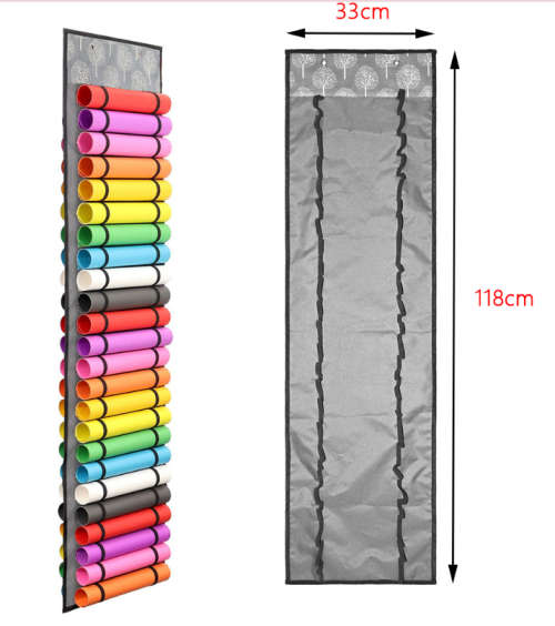 Vinyl Roll Holder 48 Slot Hanging Storage