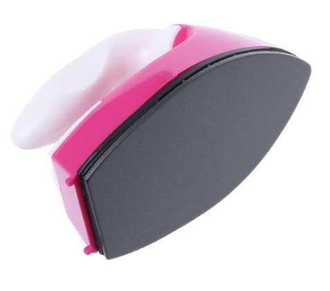 Portable Mini Electric Iron Small - Pink and White -  International Plug - Display Unit