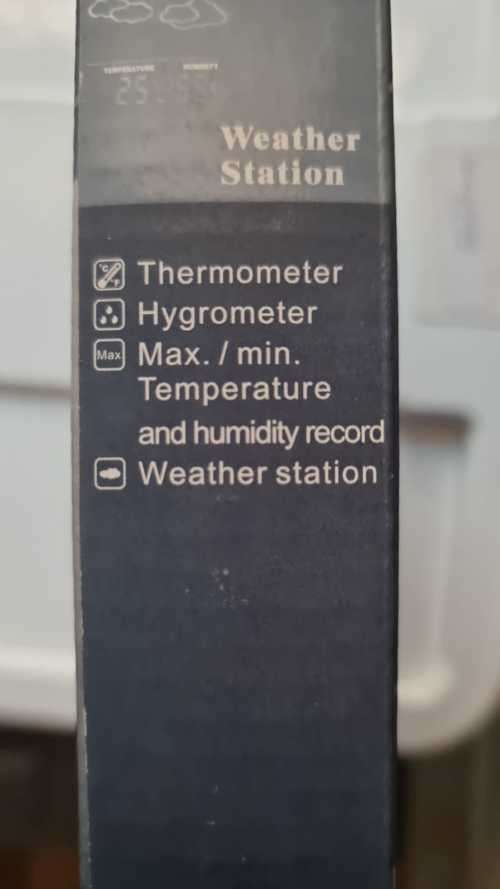 LCD Clock Weather Station clock