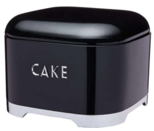 Black & Silver Vintage  Retro Look - Cake Tin - *Display Unit*