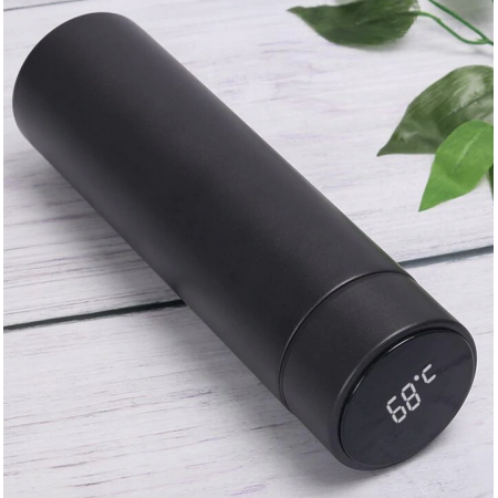 Stainless Steel LED Digital Thermal Flask - Red flask
