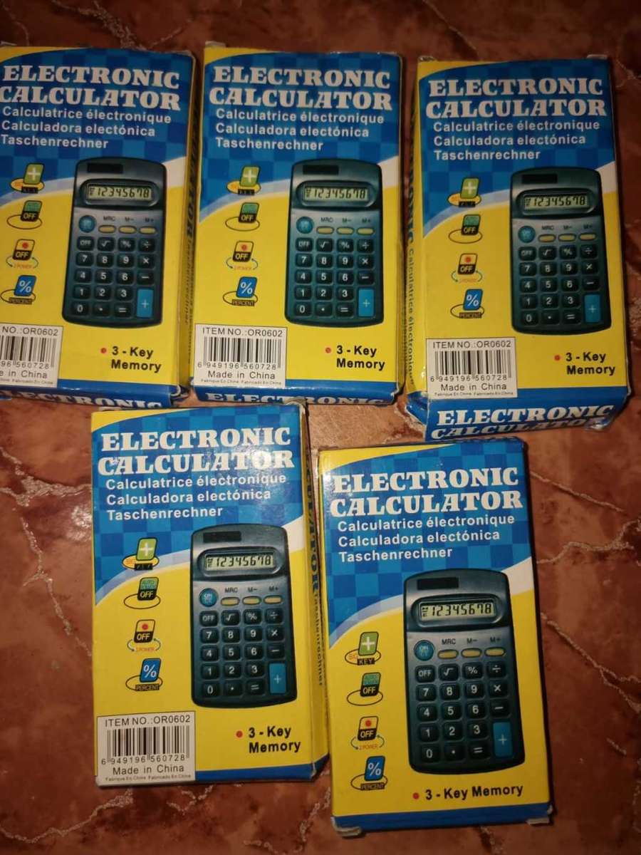 8 digit pocket calculators