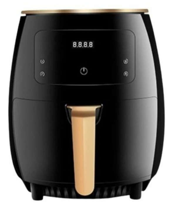 6L Silvercrest Digital Airfryer - LED Display - Black