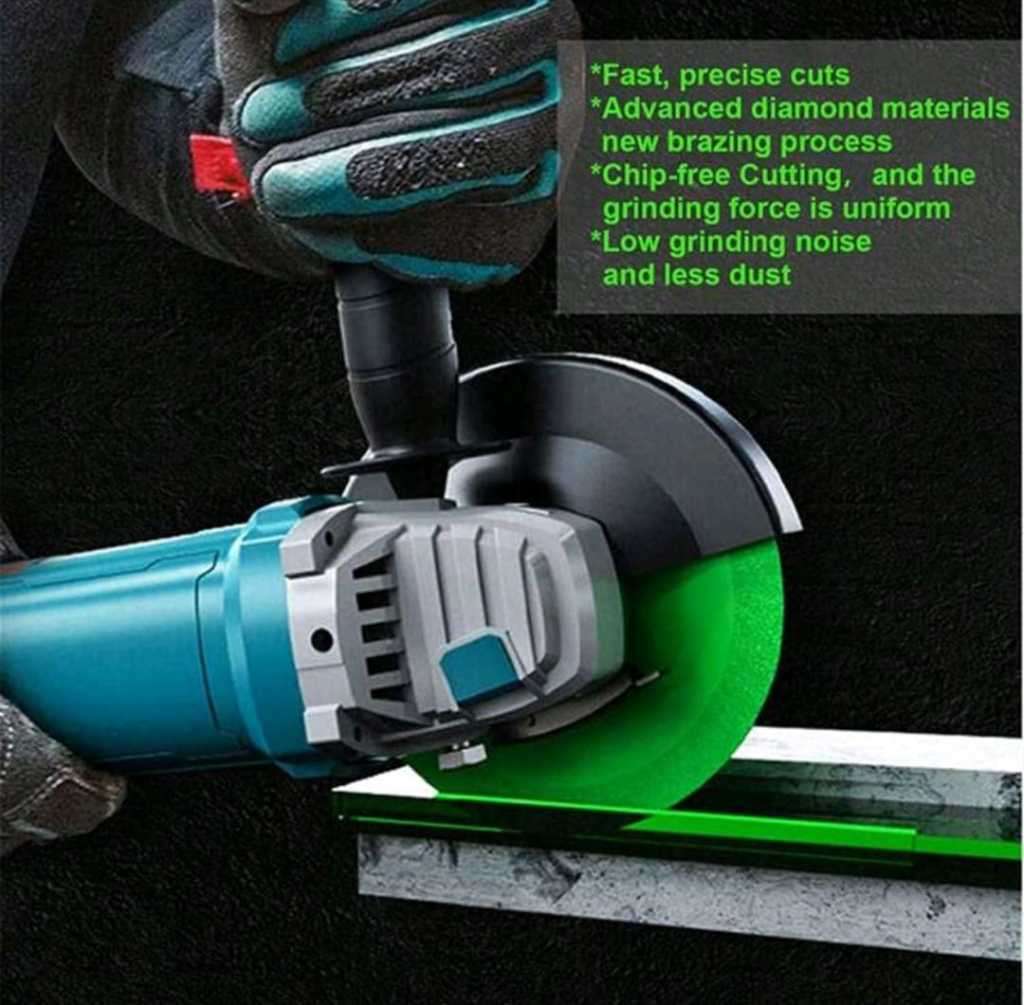 Glass Cutting Disc, 4 Inch Glass Ceramic Diamond Cutting Disc For Angle Grinder