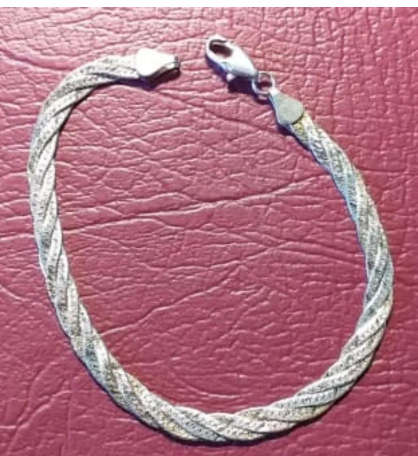 Sterling silver Braided Bracelet
