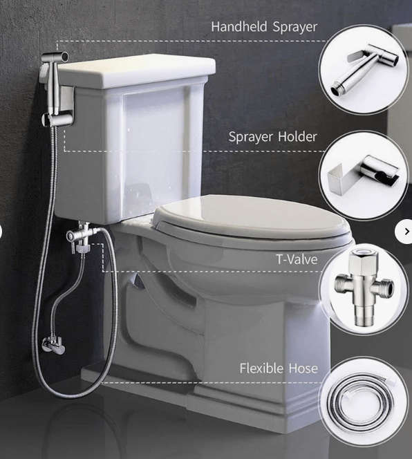 Multi-Functional Bathroom Handheld Bidet Toilet Sprayer Set