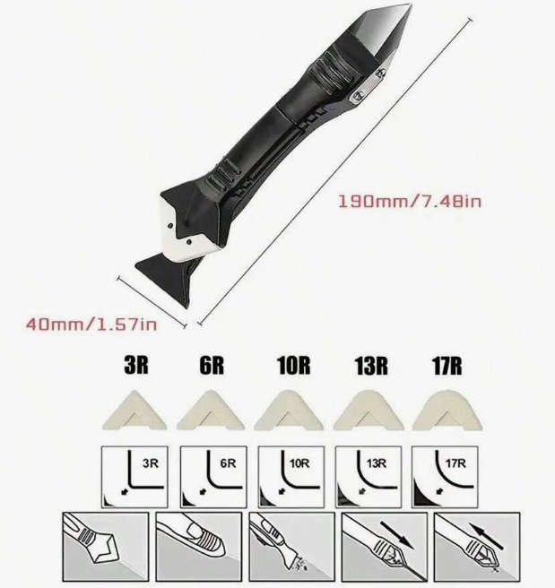 5 In 1 Caulk Tools Kit