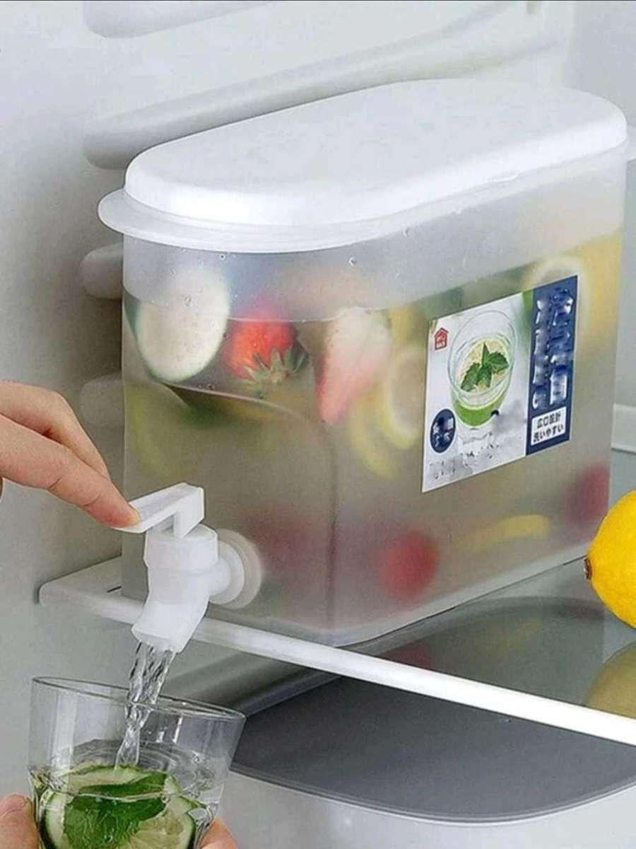 Cold Water Bucket Juice & Iced Beverage Dispenser With Spigot Tap 3.5l