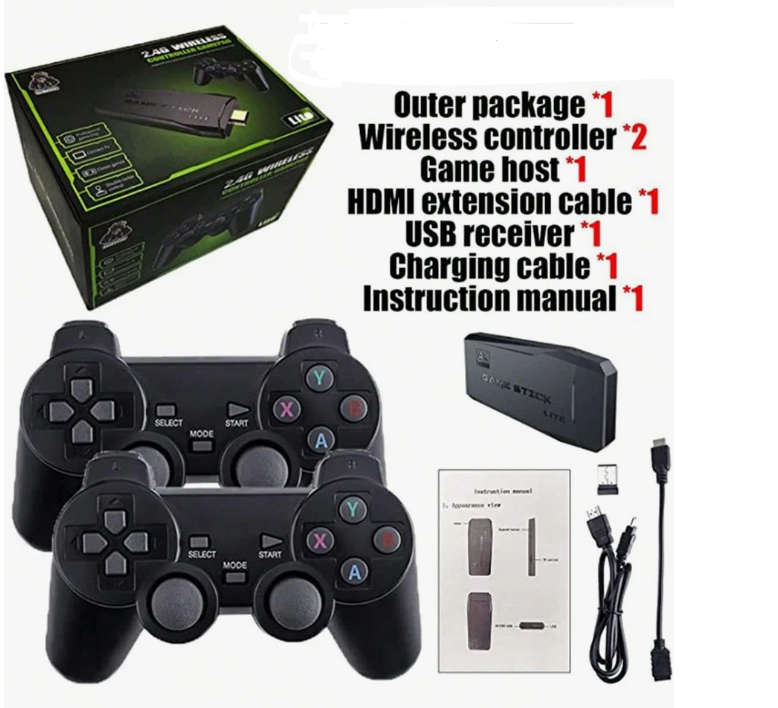 Retro TV Game Console HDMI High-Definition 4k Dual Wireless