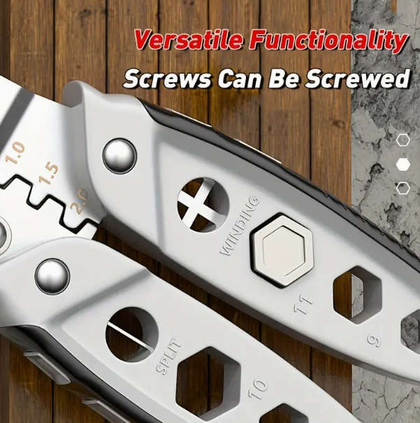 Multipurpose Wire Stripper - 1 Wire Strippers And Crimping Tool for Stripping, Cutting