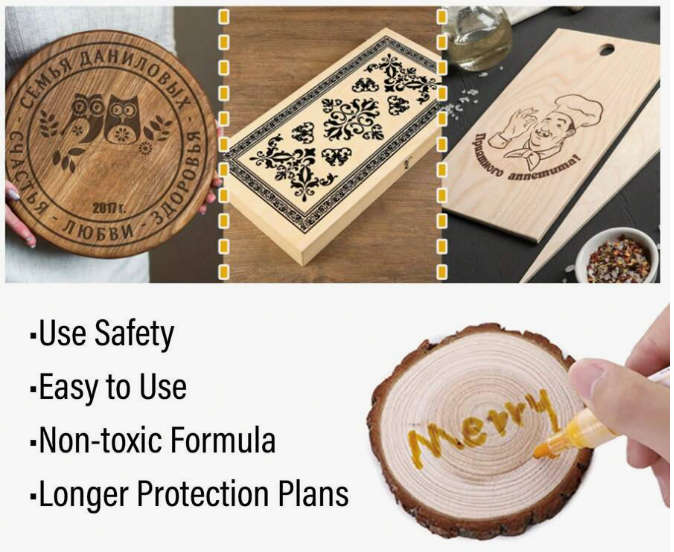 Wood Burning Pen -  Marker - Box of 3