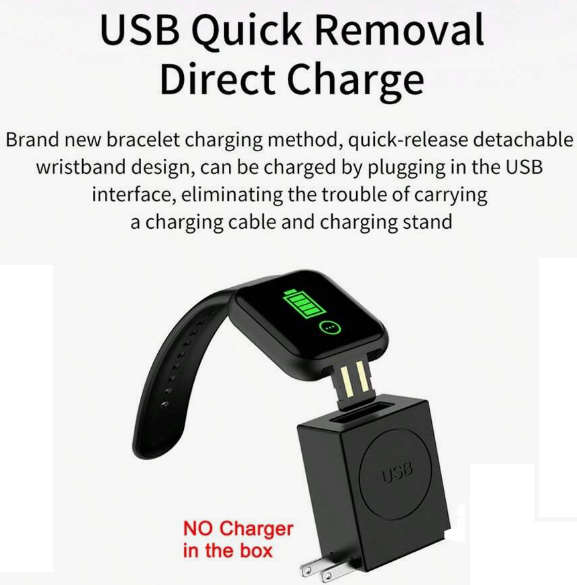 FitPro Pink Silicone Strap 1.44-Inch Touch Screen Multi-Functional Smart Watch