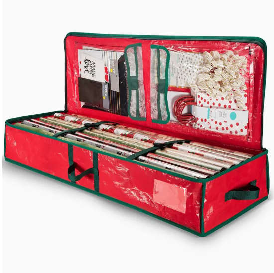 Waterproof Holiday /Giftwrap Supply Under Bed Storage Bag - Dark Green