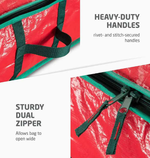 Waterproof Holiday /Giftwrap Supply Under Bed Storage Bag - Dark Green