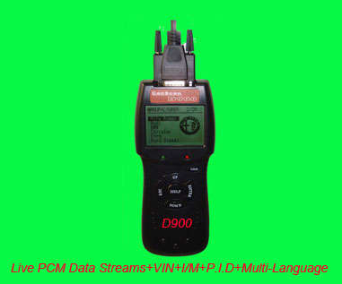 CanScan D900   Live PCM Data Streams+VIN+I/M+P.I.D+Multi-Language
