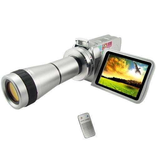 MPEG4 Digital Video Camcorder With Optical Telescope Zoom Lens