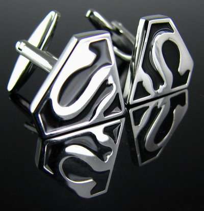 *FREE SHIPPING*   HIGH QUALITY FASHION SUPERMAN CUFFLINKS  CF368