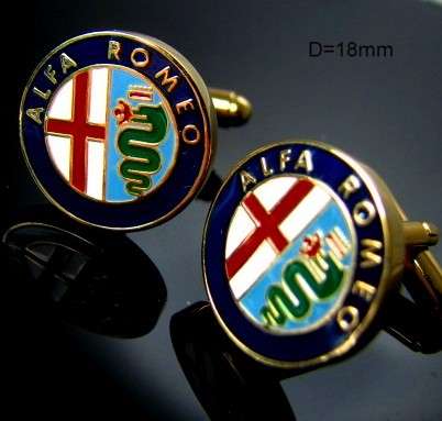 *FREE SHIPPING*   HIGH QUALITY FASHION  STYLE  Alfa Romeo  CUFFLINKS  CF525