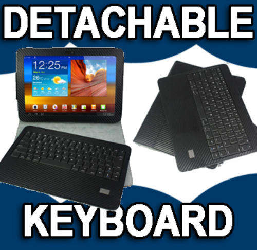 New Leather Case with Detachable Removable Keyboard for Samsung Galaxy Tab 10.1  P7510 P7500