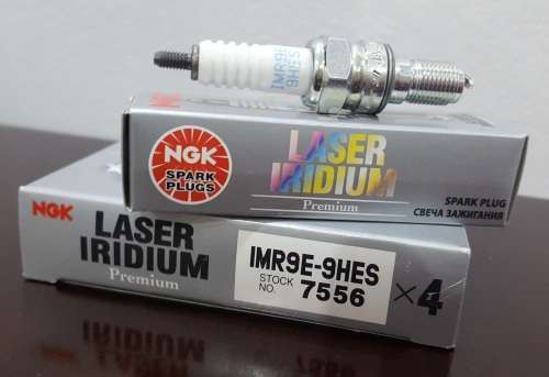 Set of 4 NGK IMR9E-9HES 7556 Laser Iridium Spark plugs